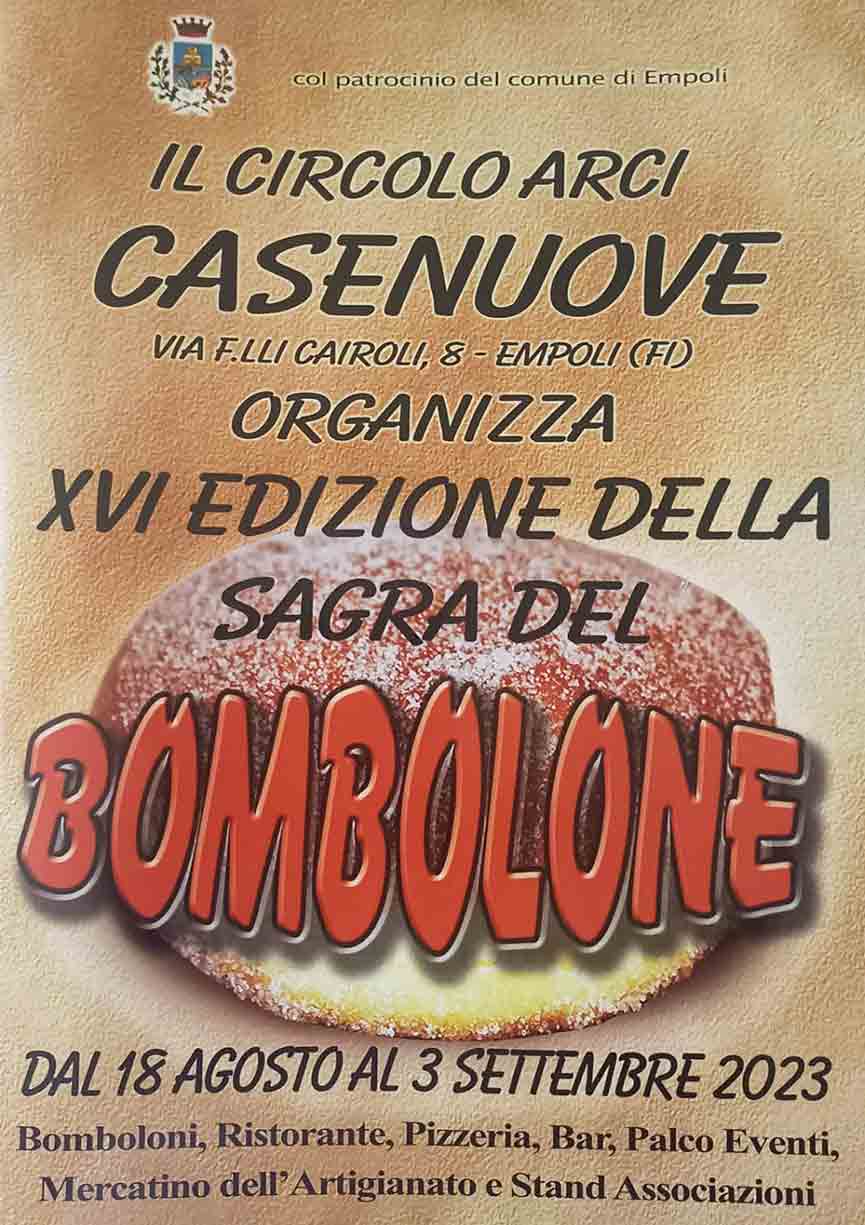 Sagra del Bombolone a Casenuove (Empoli)