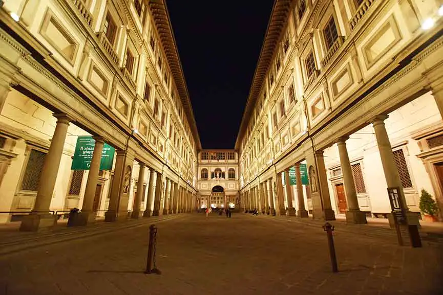 Galerie der Uffizien (Galleria degli Uffizi) von Florenz